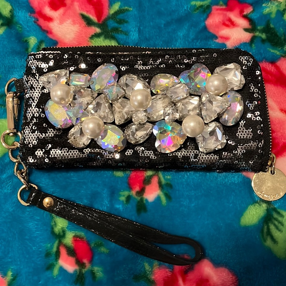 Never been used bedazzled wristlet